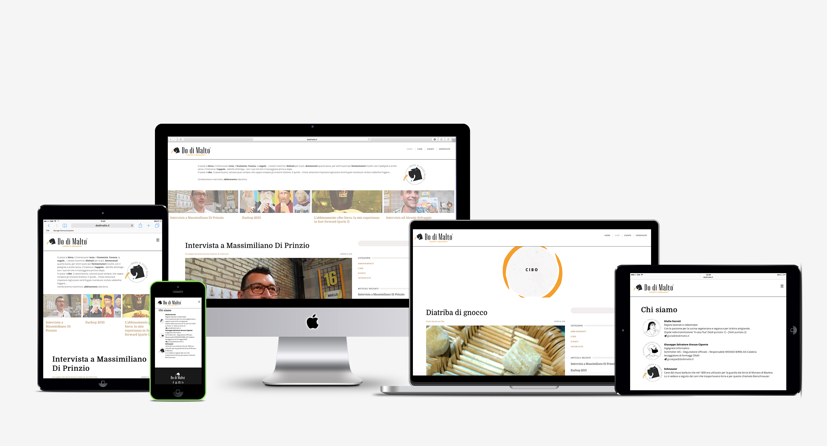 Sito web responsive Do di malto