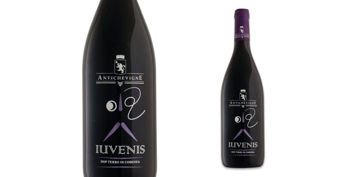 label design vino rosso iuvenis