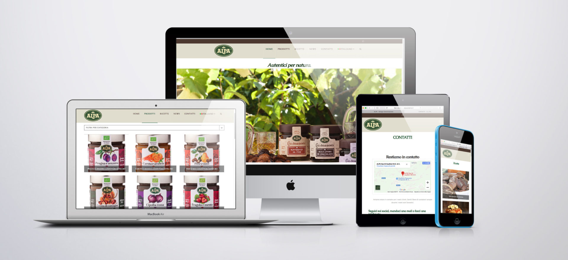Sito web responsive Alpa