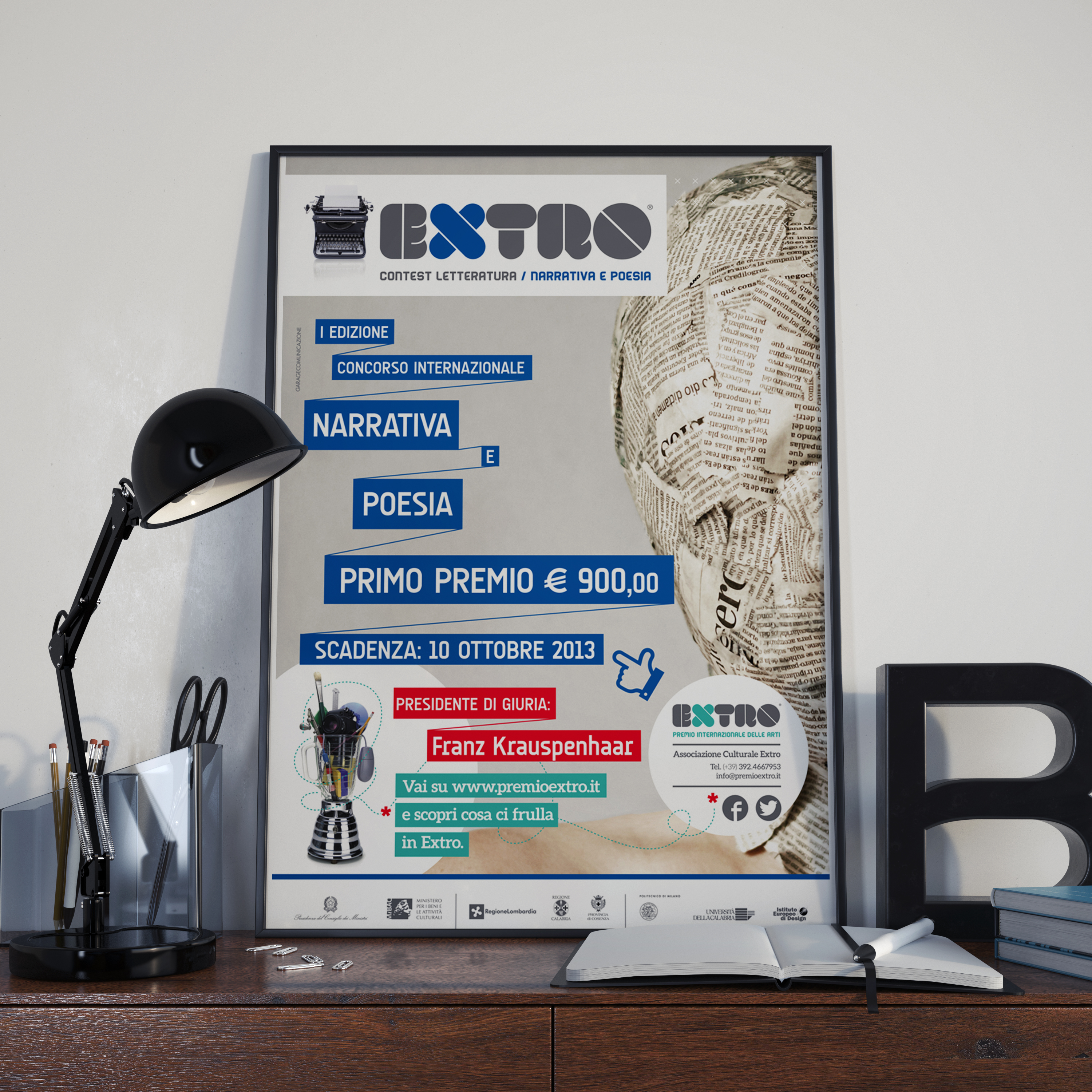 advertising locandina evento extro