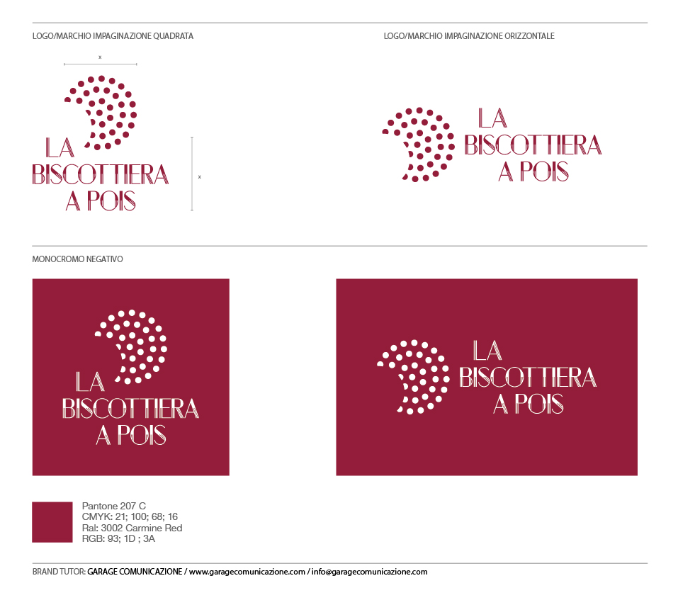 progettazione grafica del logotipo Brand Tutor geometrico minimal