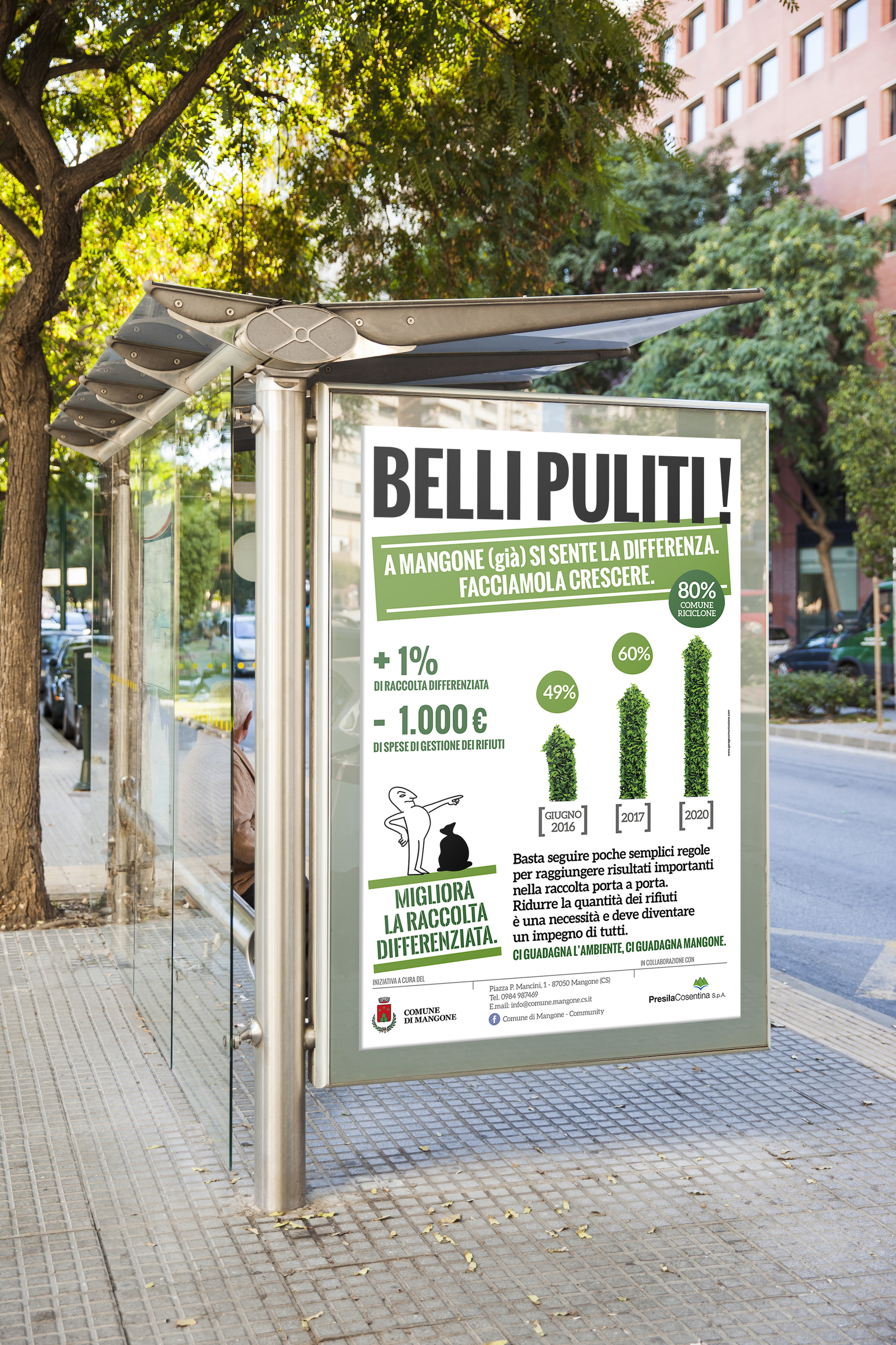 Affissioni urbane campagna pubblicitaria Comune