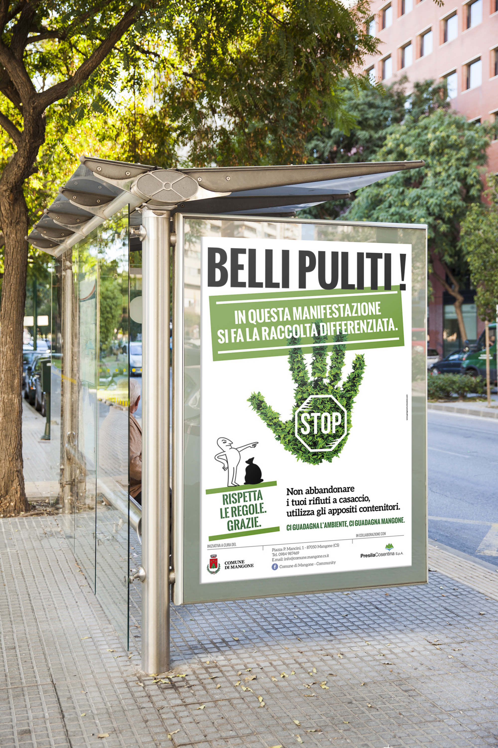 Affissioni urbane campagna pubblicitaria Comune