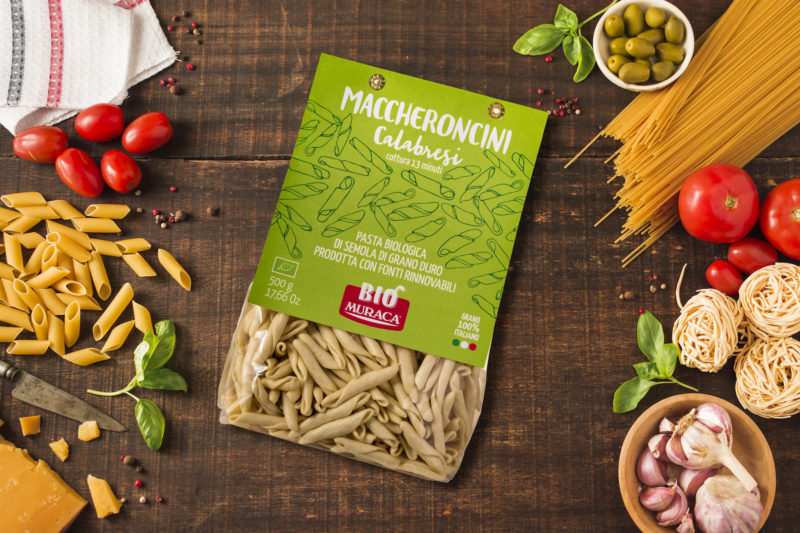 Packaging alimentare Muraca pasta biologica